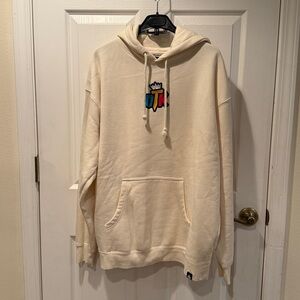 OTK ONE TRUE KING Logo Mens Ice-Cream Hoodie Off-White